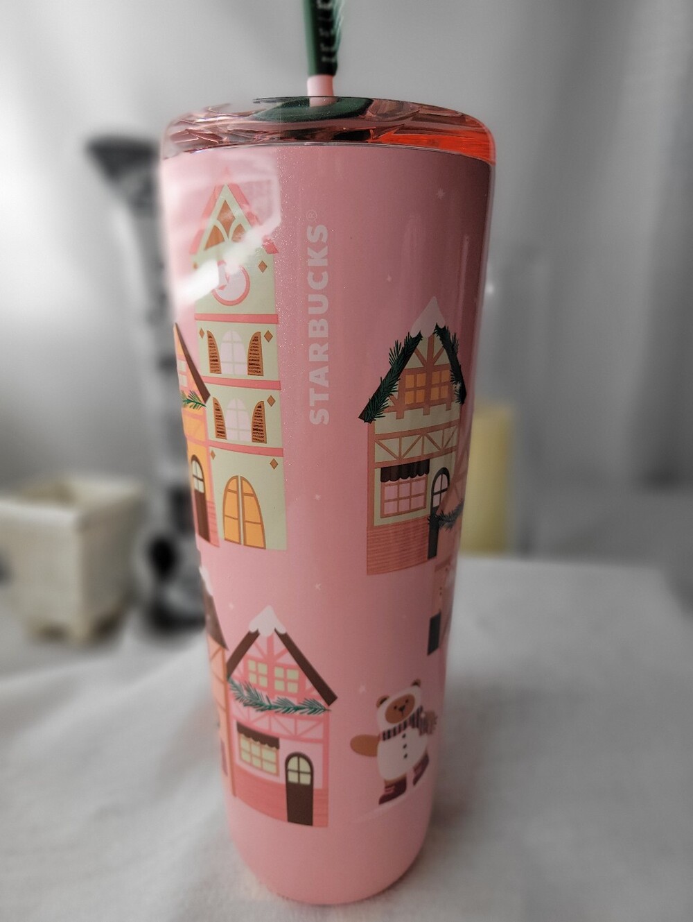 Starbucks 2025 Bearista Pink Holiday Tumbler - Picture 3 of 6